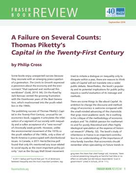 A Failure on Several Counts: Thomas Piketty's Capital in the Twenty-First Century